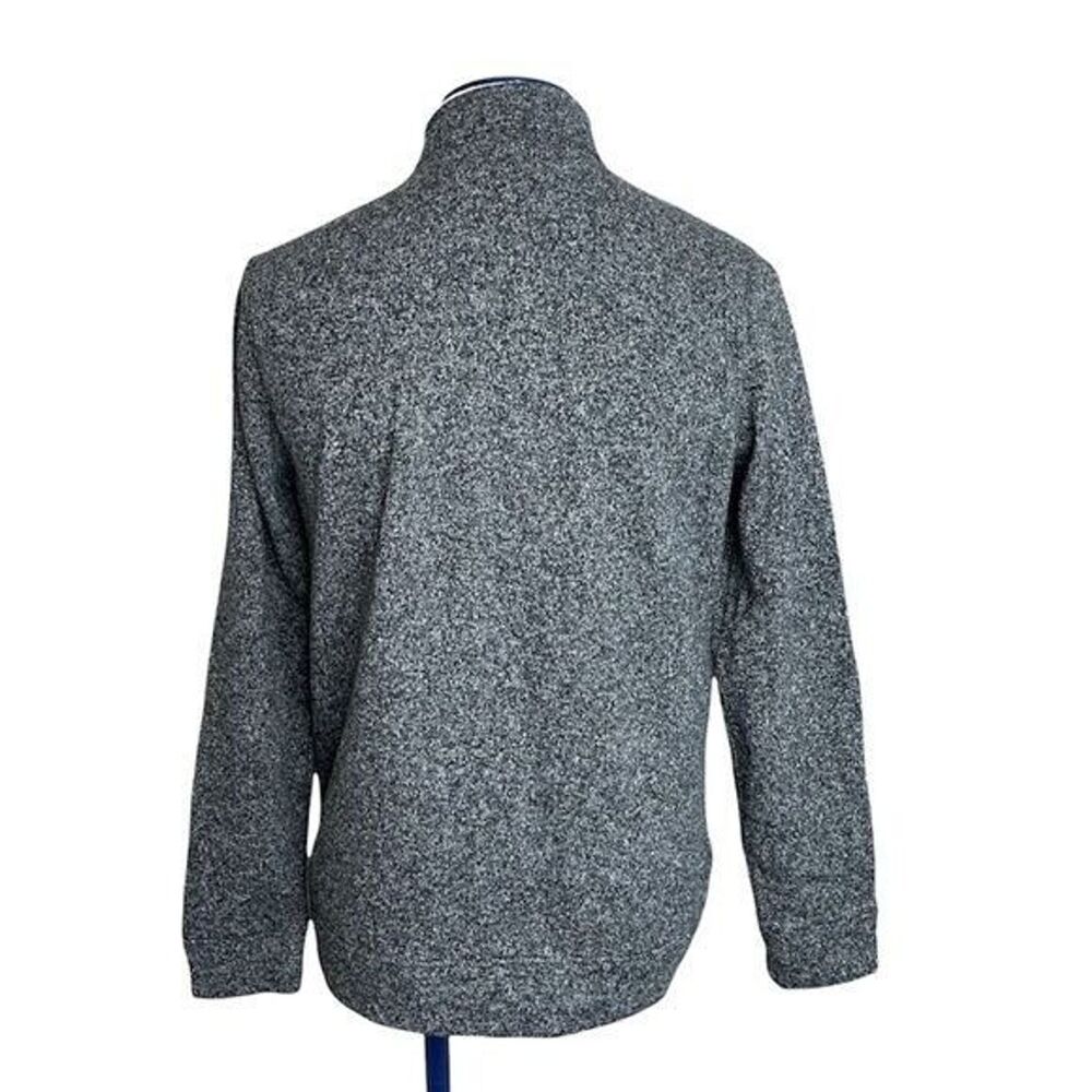 Old Navy Men’s Knit Sweater Jacket Size L Full Zip Long Sleeves Gray - Picture 5 of 13
